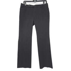 Ralph Lauren Womens Adelle Black Dress Pants Straight Leg Stretch Size 8